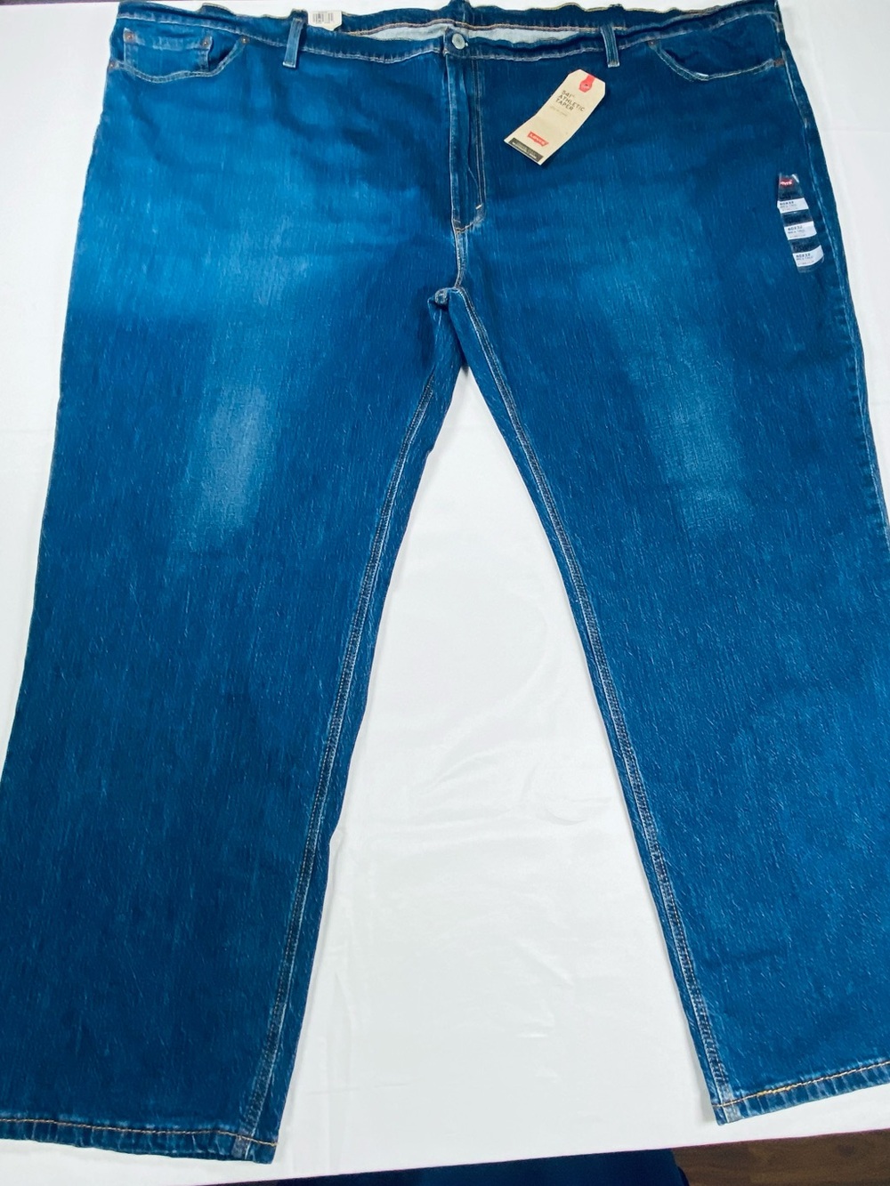 Levi’s 541 Athletic Taper Jeans Mens 60x32 Blue Stretch Denim B&T NWT